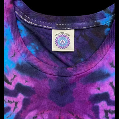 Purple and Blue Symmetrical Scrunch - XL